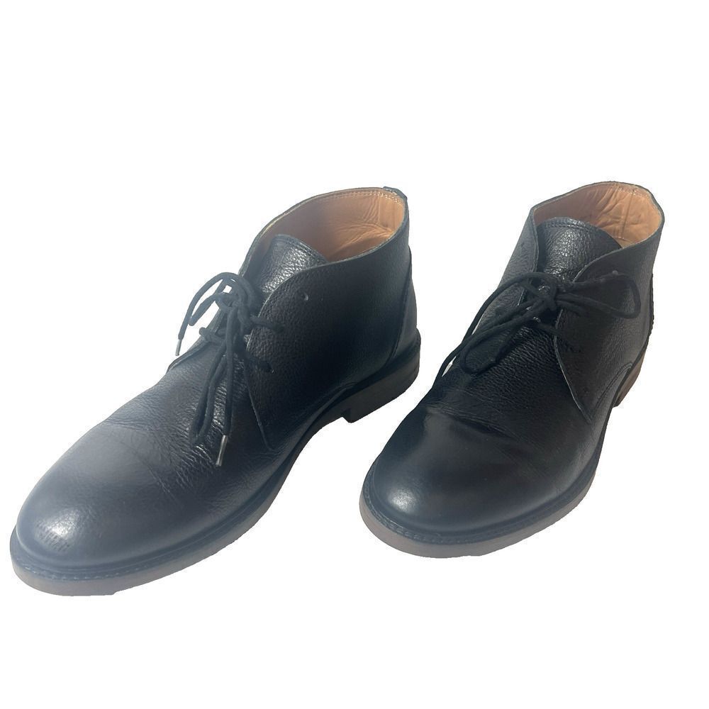 Sebago Black Leather Bryant Chukka Boots Men’s 11 M Lace Up Comfort Casual Shoes View 2